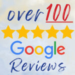 celebrating over 100 5 star google reviews